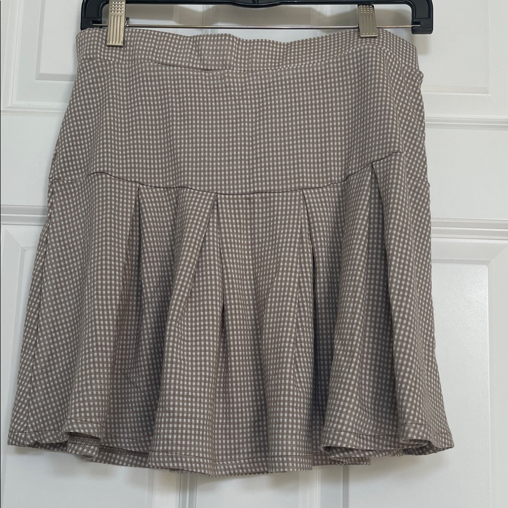 URBAN Romantics Gingham Skater Skirt